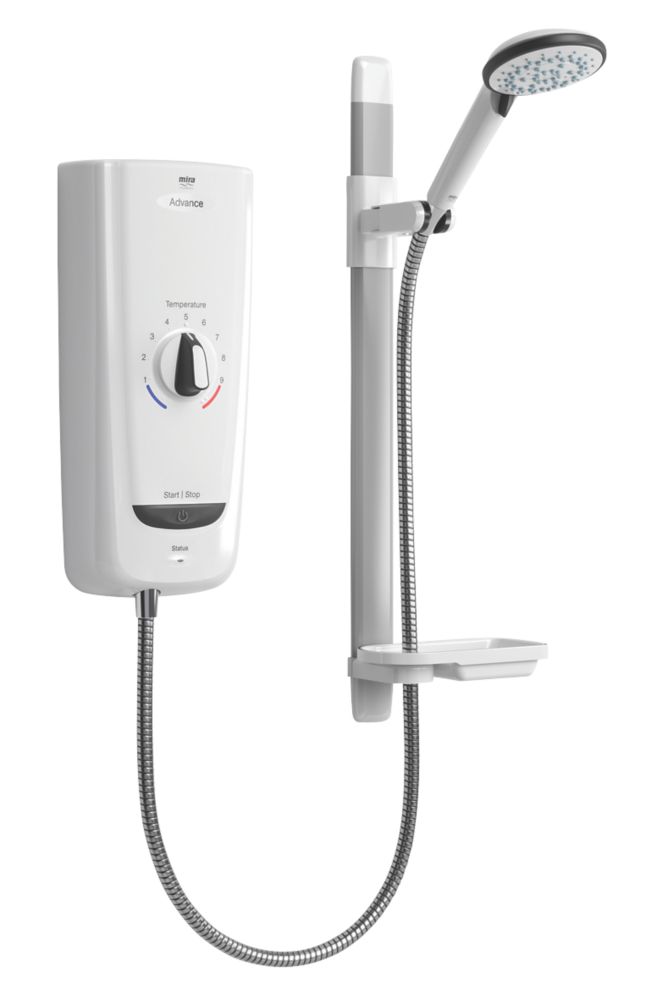 Image of Mira Advance White 9.8kW Thermostatic Electric Shower 