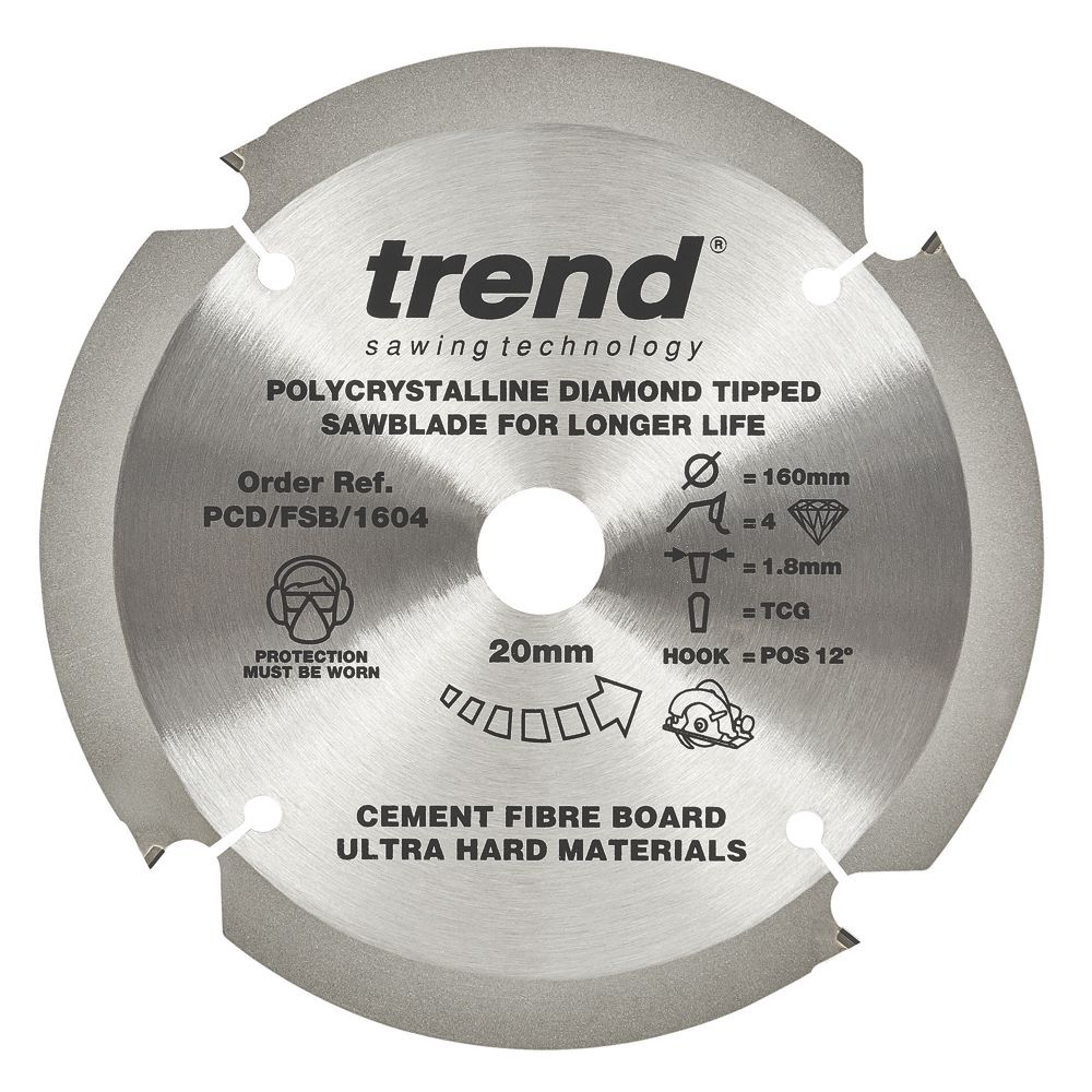 Image of Trend Multi-Material Saw Blade 160mm x 20mm 4T 