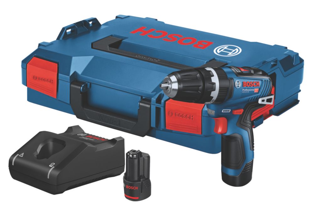 Image of Bosch GSB 12V-35 12V 2 x 3.0Ah Li-Ion Coolpack Brushless Cordless Combi Drill 