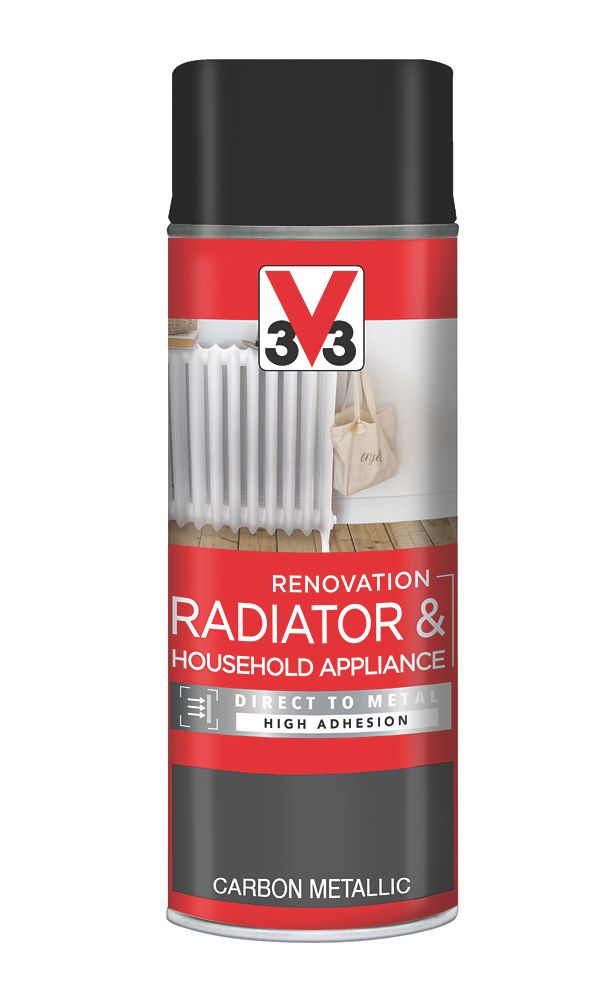Image of V33 Radiator & Household Appliance Spray Paint Metallic 400ml 