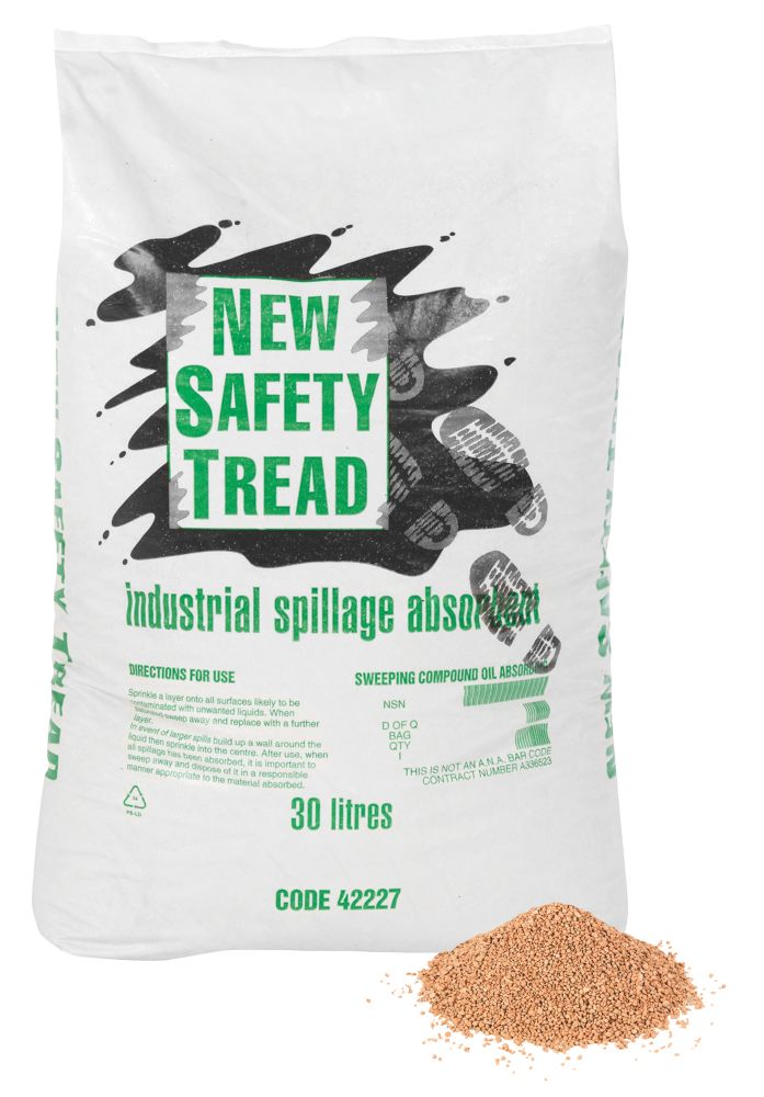 Image of New Safety Tread Absorbent Granules 30Ltr 