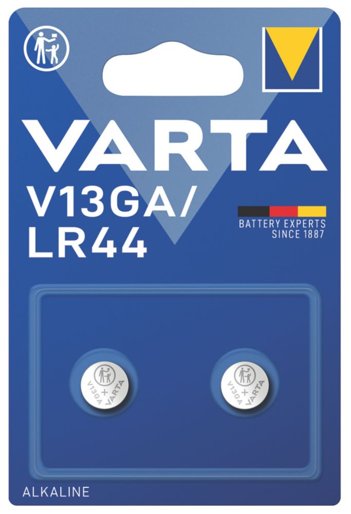 Image of Varta LR44 Coin Cell Battery 2 Pack 
