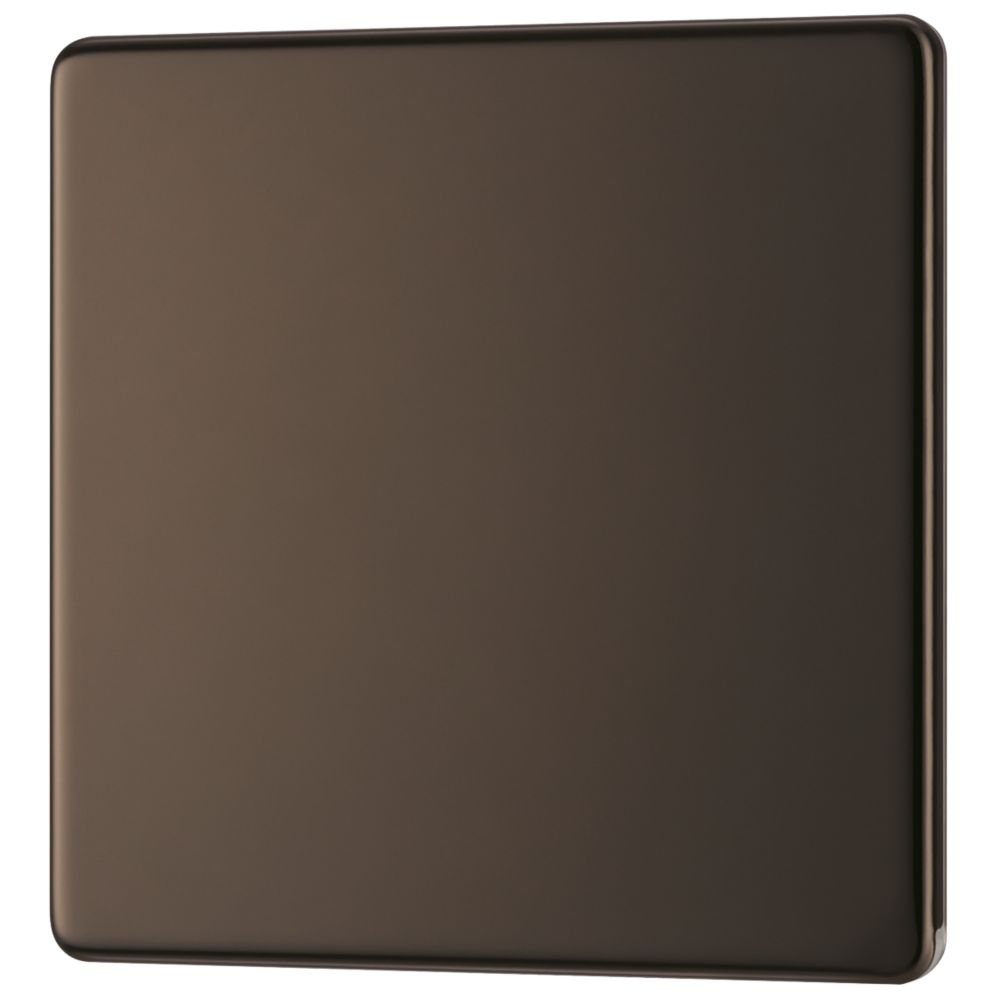 Image of LAP 1-Gang Blanking Plate Black Nickel 