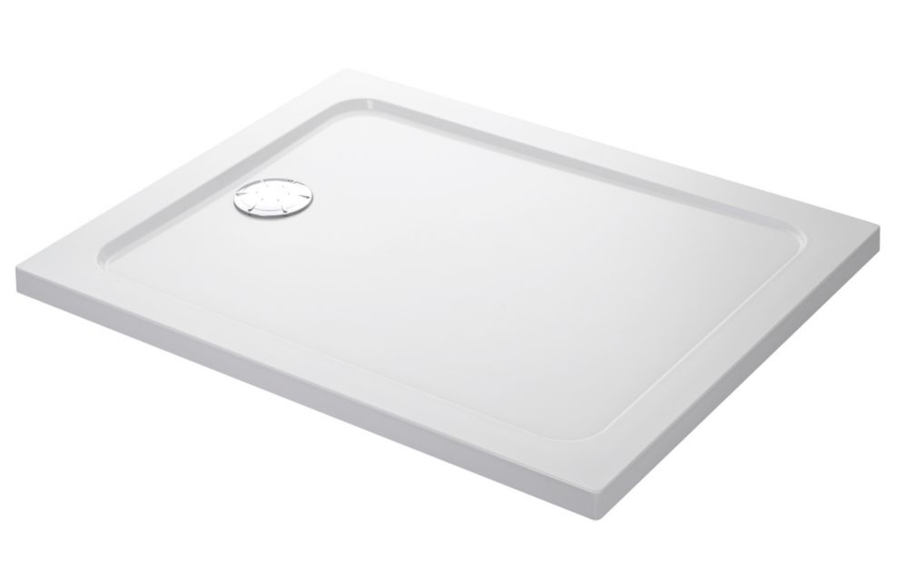 Image of Mira Flight Low Rectangular Shower Tray Gloss White 1200mm x 1000mm x 40mm 