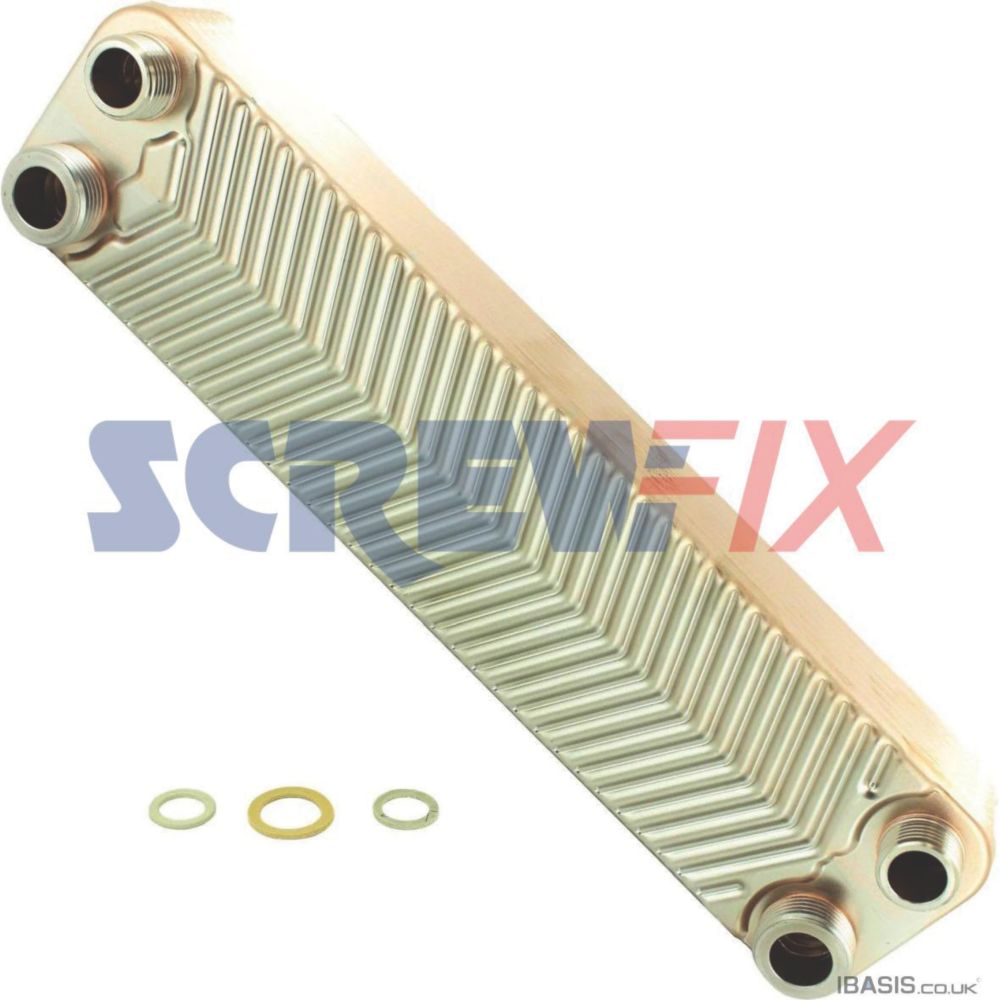 Image of Worcester Bosch 87161429060 Swep Type E8/14 Heat Exchanger 