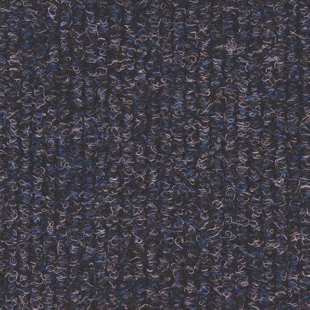 Image of Distinctive Flooring Cobalt Ribbed Carpet Tiles 500 x 500mm 16 Pack 