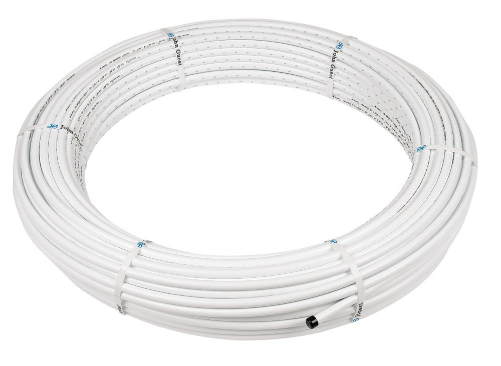 Image of JG Speedfit 15BPEX-100C Push-Fit PE-X Barrier Pipe 15mm x 100m White 