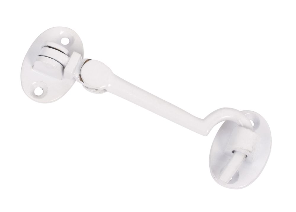 Image of Cabin Hook White 100mm 