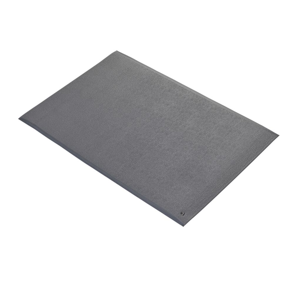 Image of COBA Europe COBAstat Anti-Fatigue Floor Mat Grey 0.9m x 0.6m x 9mm 