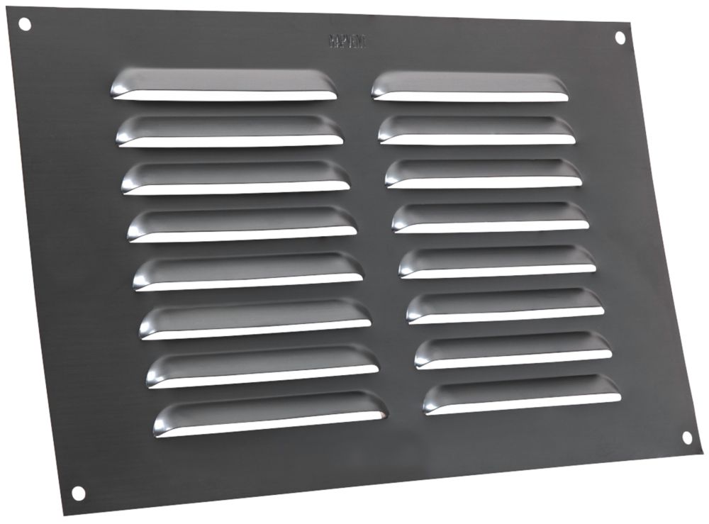 Image of Map Vent Fixed Louvre Vent Matt-Anthracite 229mm x 152mm 
