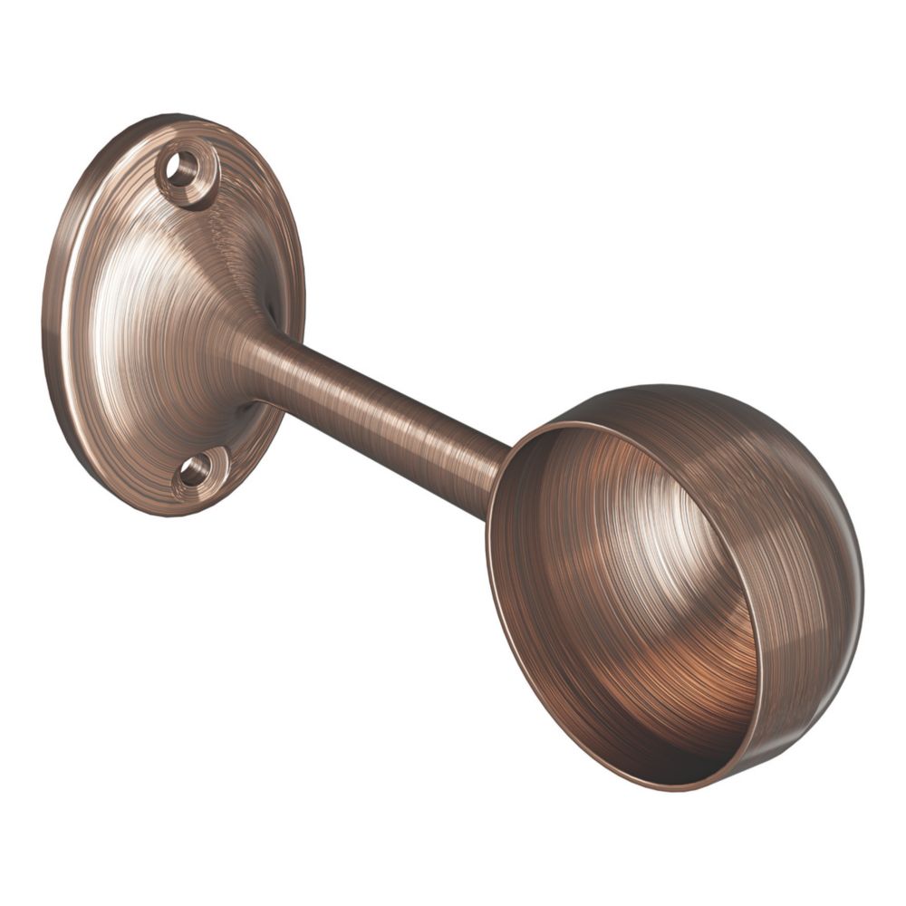 Image of Rothley End Bracket Antique Copper 25mm 