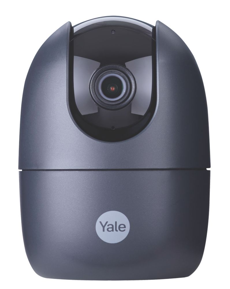 Image of Yale SV-DPFX-B 12V Power Supply Black Wired 1080p Indoor Dome Pan / Tilt Wi-Fi IP Camera 