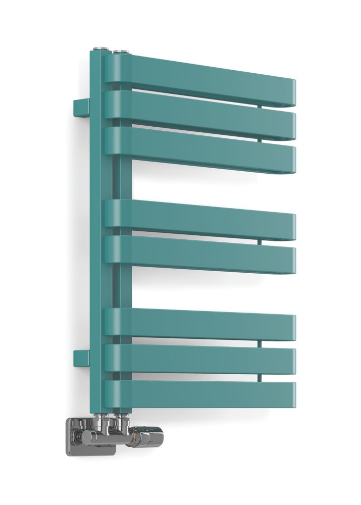 Image of Terma Warp S Towel Rail 655mm x 500mm Teal 1535BTU 
