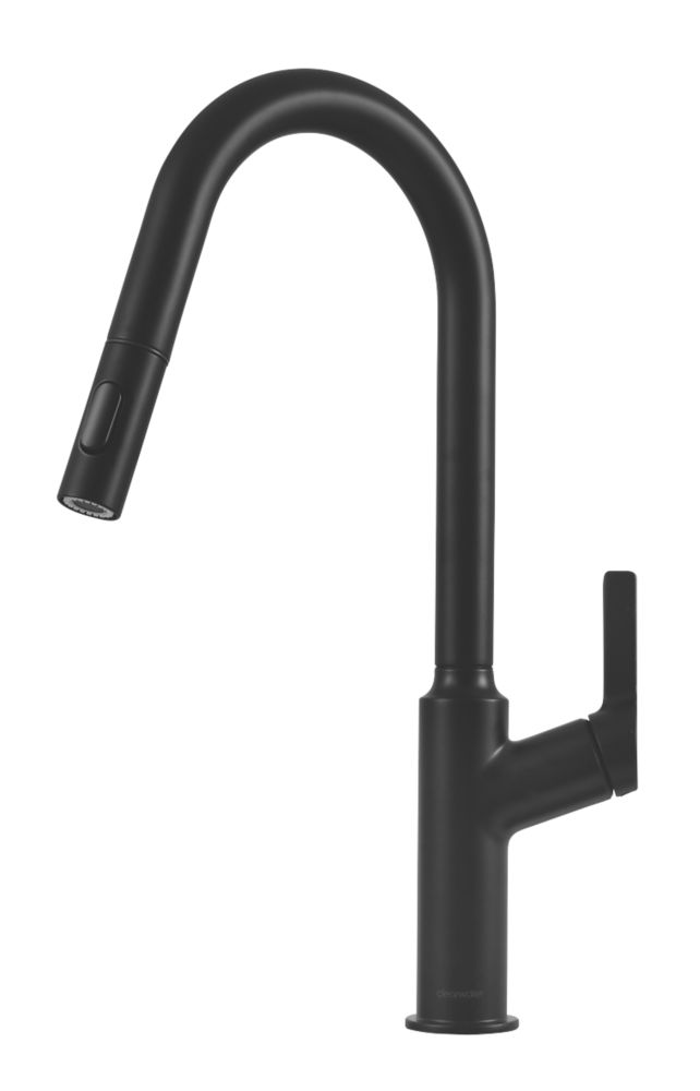 Image of Clearwater Karuma KAR20MB Single Lever Tap with Twin Spray Pull-Out Matt Black 