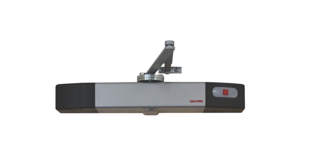 Image of Agrippa Wireless Sound-Activated Door Closer Silver 