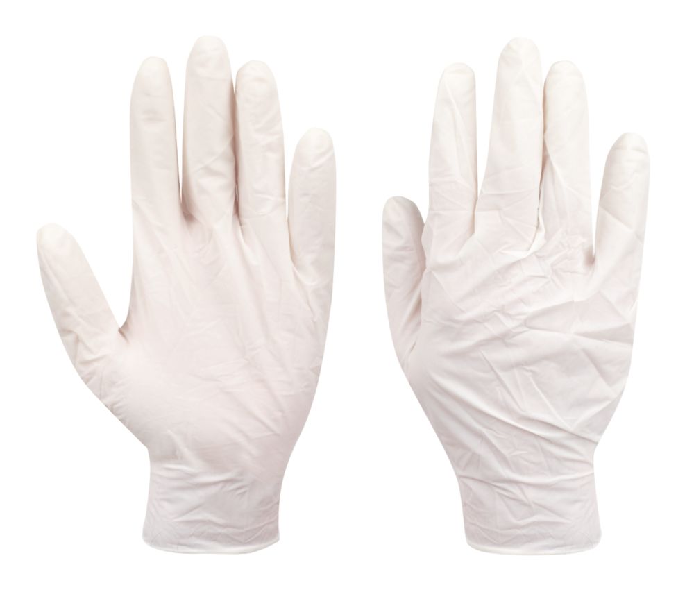 Image of Cleangrip Latex Powdered Disposable Gloves Natural X Large 100 Pack 