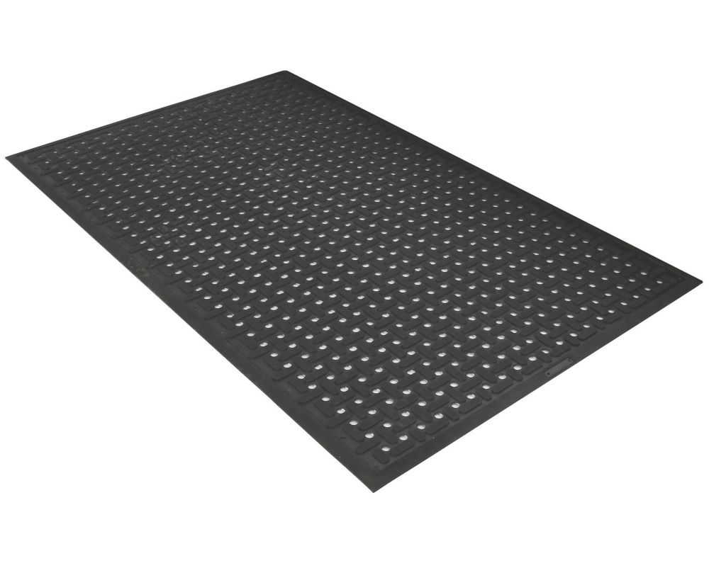Image of COBA Europe K-Mat Anti-Fatigue Floor Mat Black 1.5m x 0.9m x 9mm 