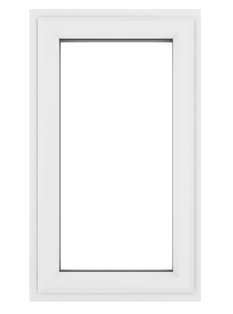 Image of Crystal Left-Hand Opening Clear Triple-Glazed Casement White uPVC Window 610mm x 1115mm 