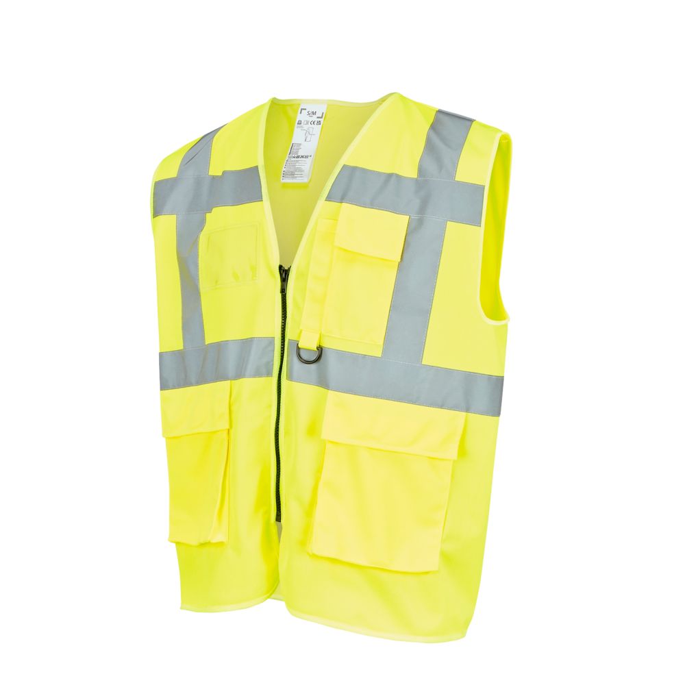 Image of Site Ruckwood Hi-Vis Waistcoat Yellow Large / X Large 50" Chest 