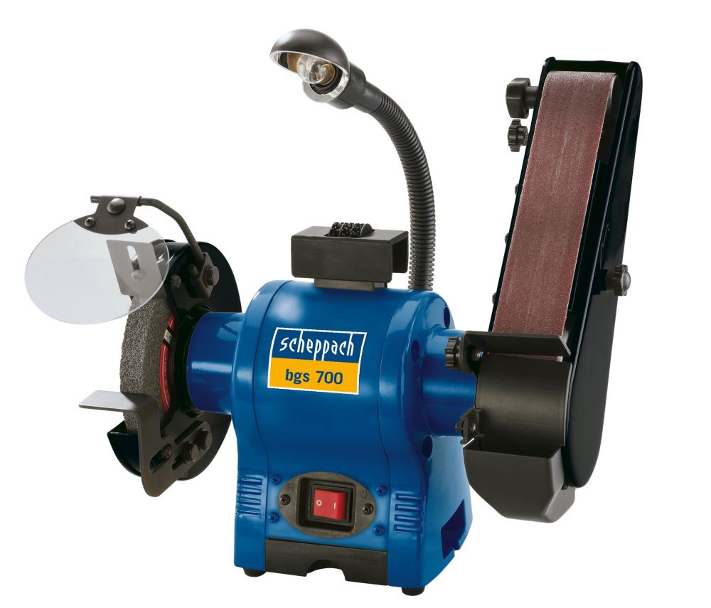 Image of Scheppach BGS700 150mm Brushless Electric Grinder / Linisher 230V 