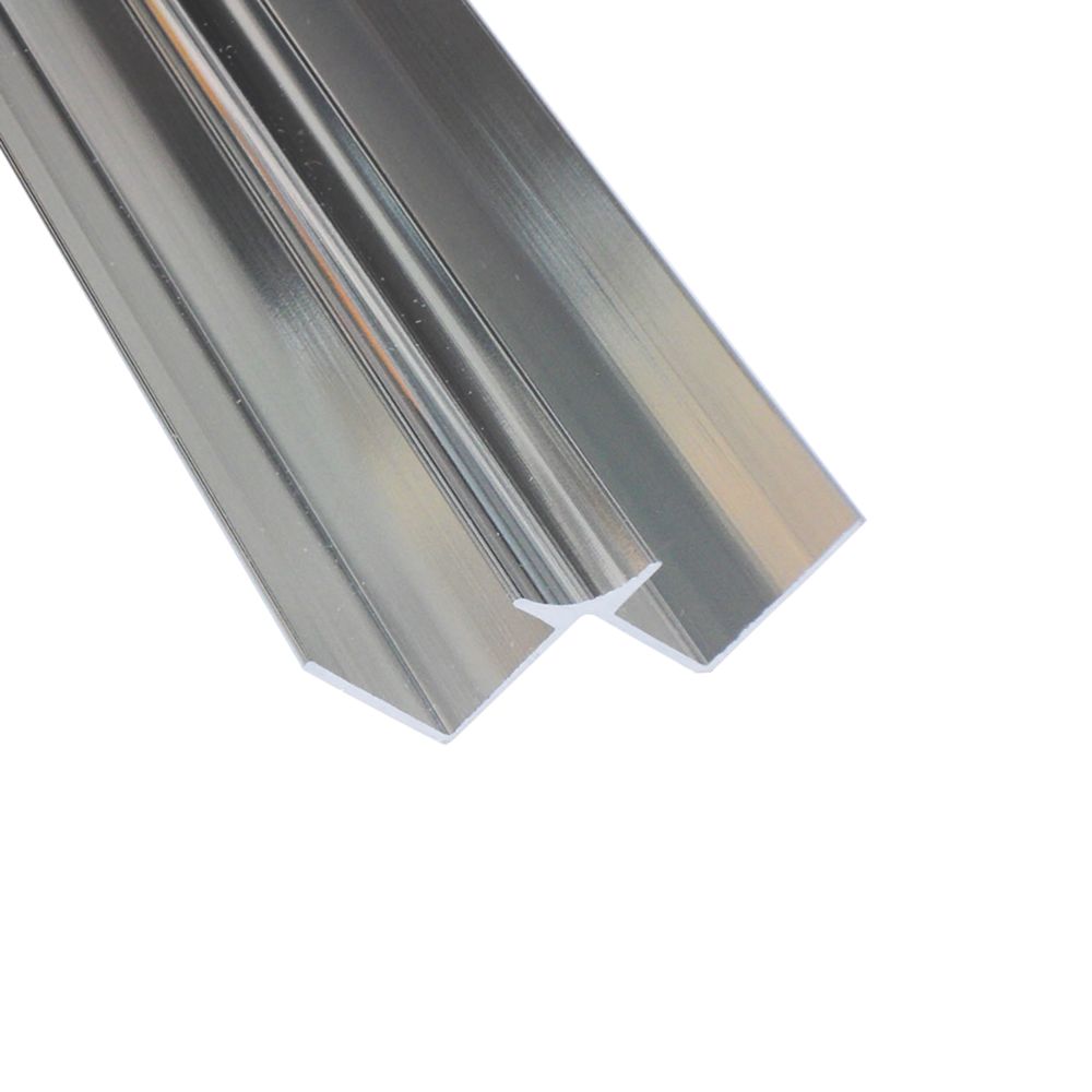 Image of Splashwall Internal Corner Polished Silver 2420mm x 11mm 