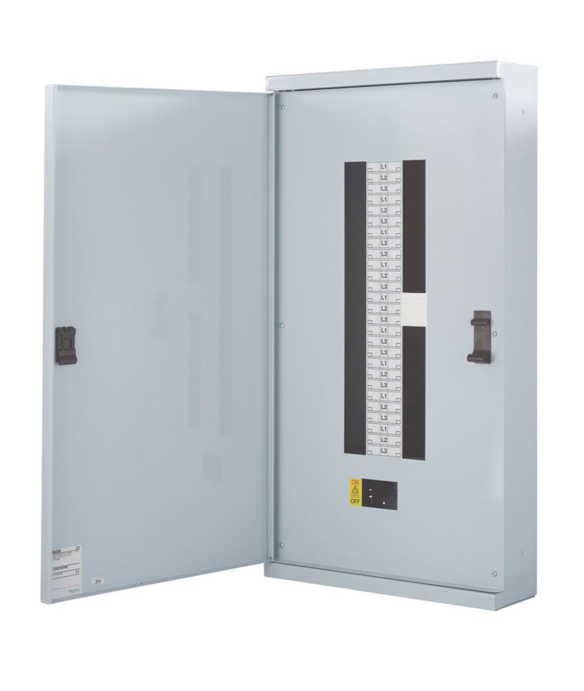 Image of Schneider Electric KQ 18-Way Non-Metered 3-Phase Type B Loadcentre Distribution Board 