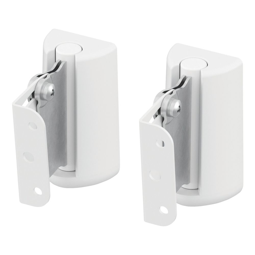 Image of AVF Tilt & Turn Surround Sound Speaker Mounts White 2 Pack 