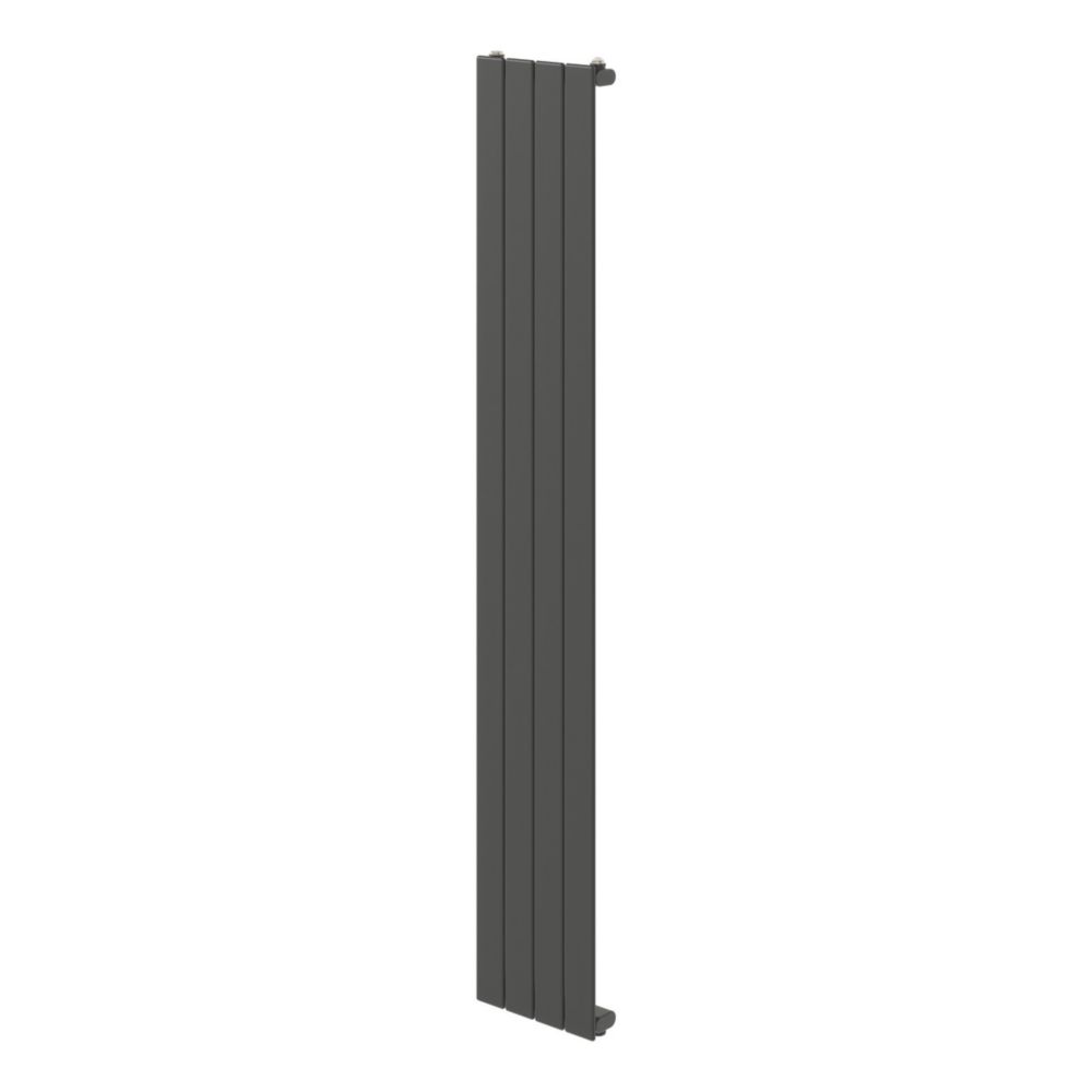 Image of Moretti Modena Designer Radiator 1800mm x 288mm Matt Charcoal 2133BTU 