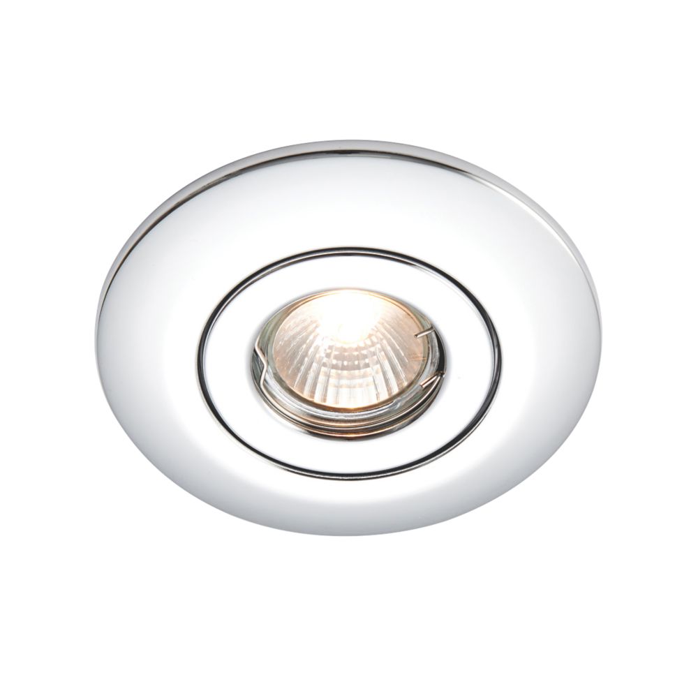 Image of Fixed GU10 / GU5.3 Downlight Converter Gloss White 