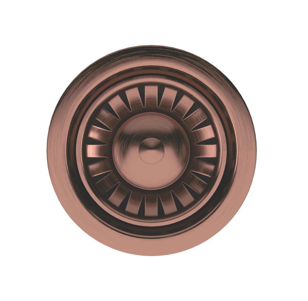Image of ETAL Sink Strainer Waste without Overflow Copper 90mm 
