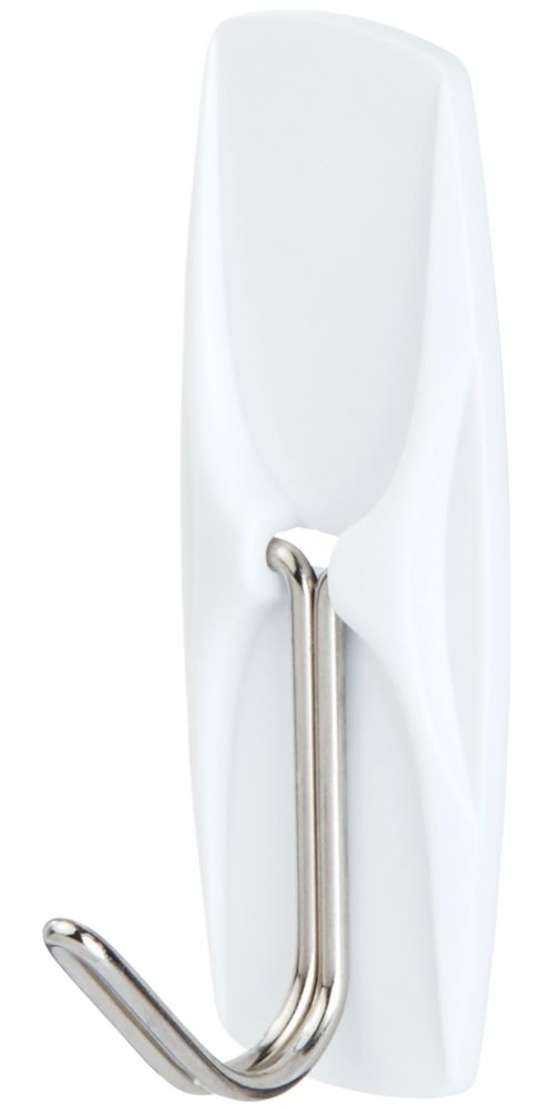 Image of Command White Self-Adhesive Medium Wire Hooks 7 Pack 