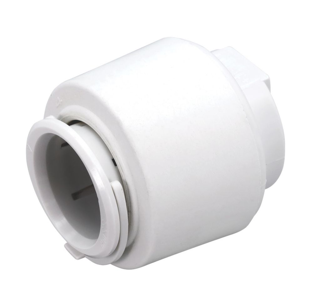 Image of FloPlast FloFit+ Plastic Push-Fit Stop End 28mm 