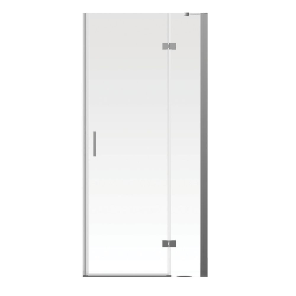 Image of Aqualux Aquarius 6 Frameless Rectangular Hinged Shower Door 900mm x 1900mm 