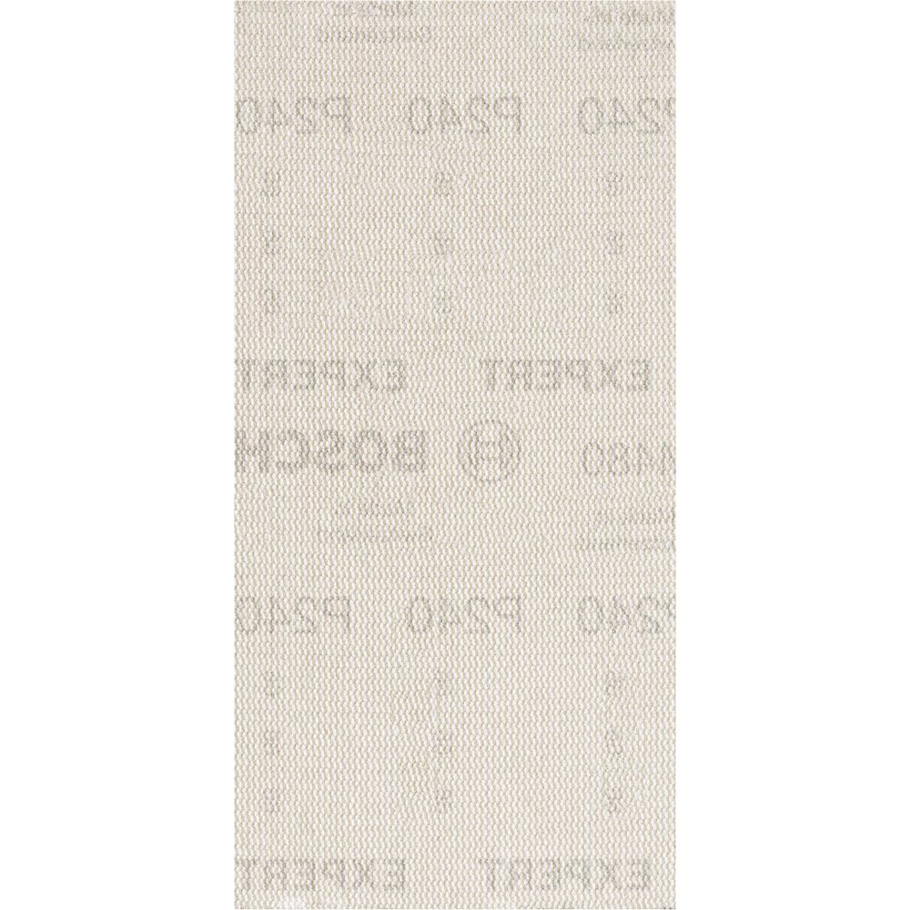 Image of Bosch Expert M480 Sanding Net Mesh 186mm x 93mm 240 Grit 10 Pack 