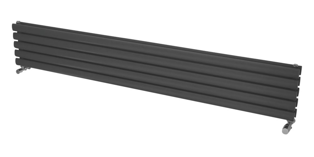 Image of Ximax Fortuna Designer Radiator 294mm x 1800mm Anthracite 3379BTU 