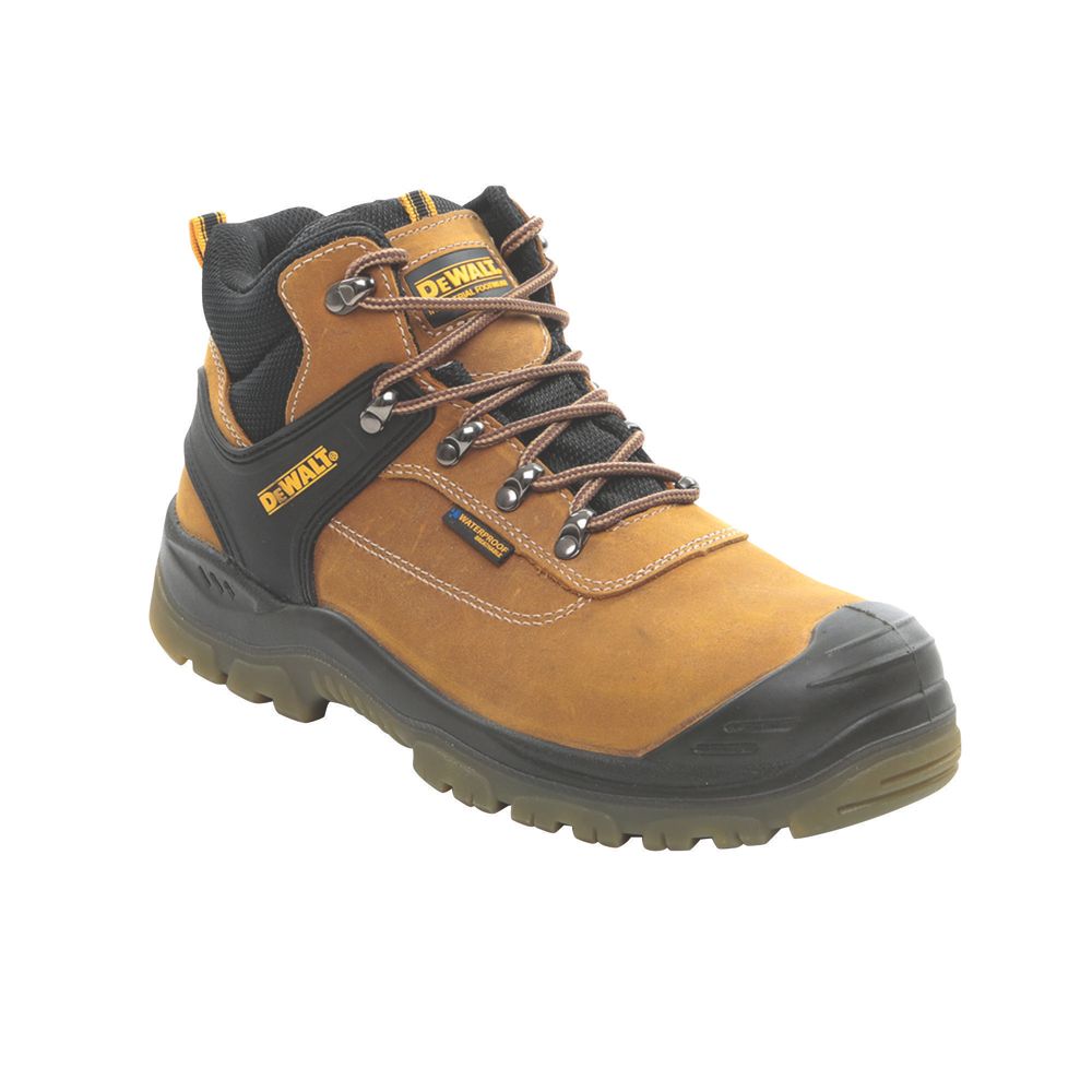 Image of DeWalt Phoenix Safety Boots Tan Size 9 