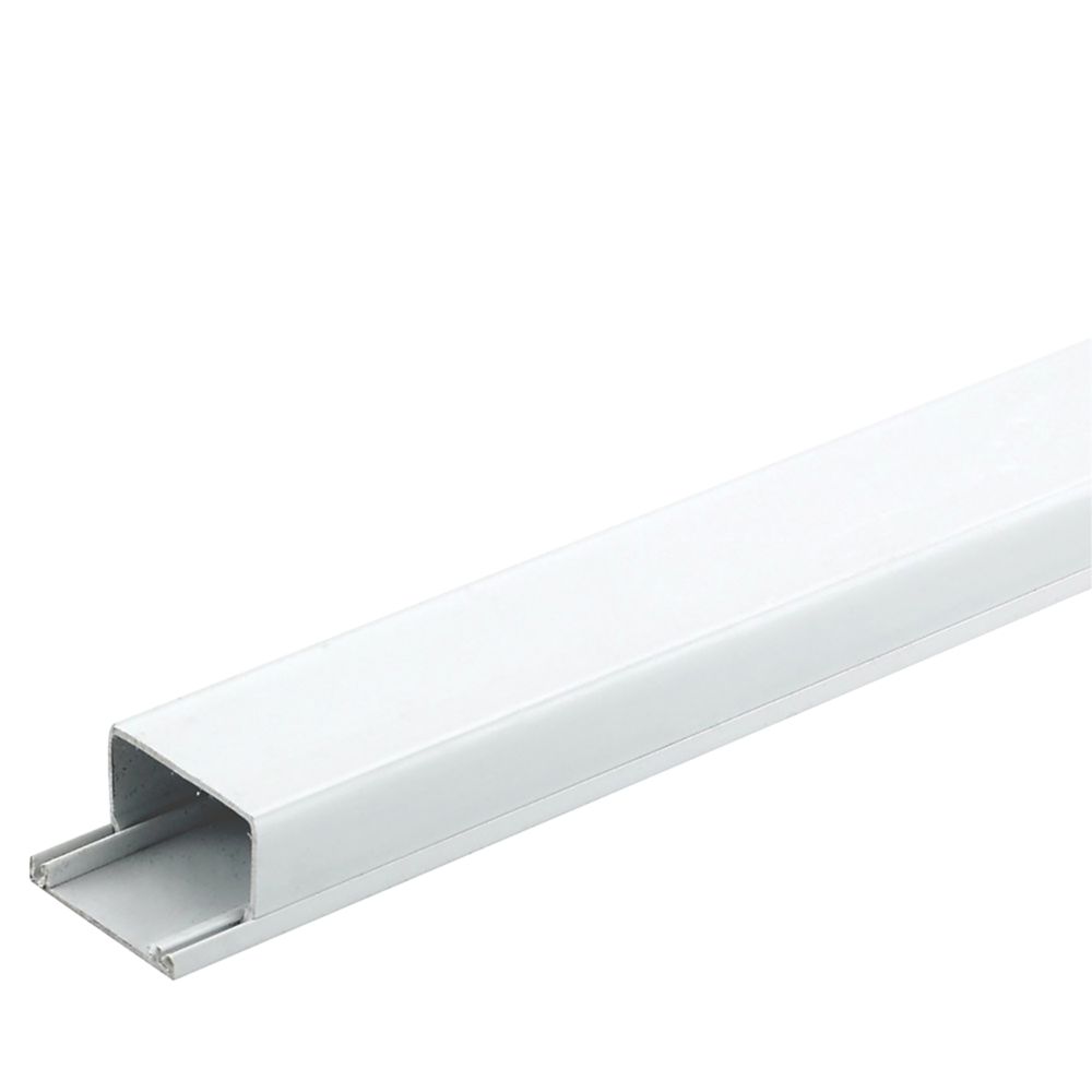 Image of Deta TTE uPVC White Mini Trunking 38mm x 25mm x 2m 