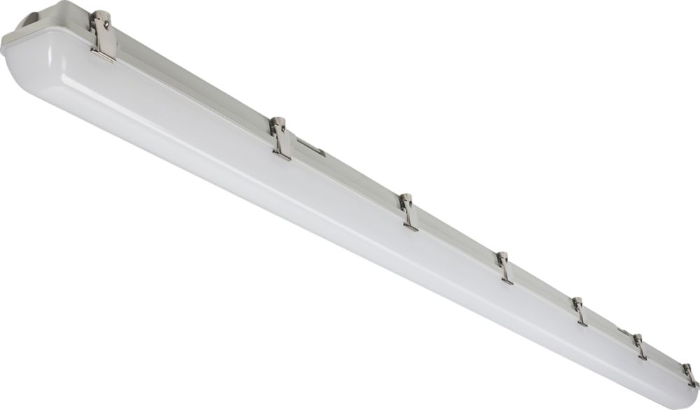 Image of Knightsbridge Torlan Single 6ft Maintained or Non-Maintained Switchable Emergency LED Batten with Self Test Emergency Function 30/60W 4750 - 8660lm 