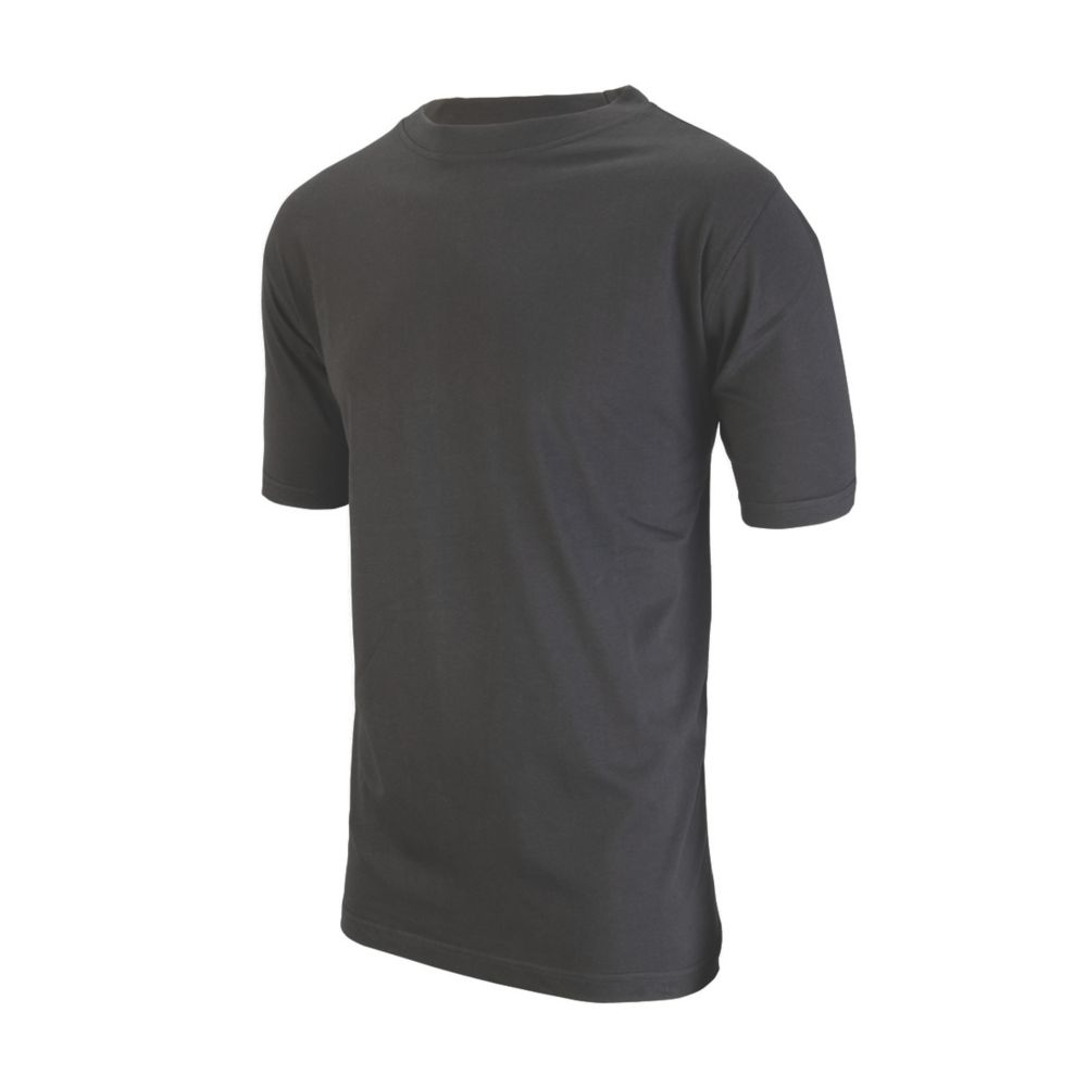 Image of Scruffs Short Sleeve Worker T-Shirt Black Medium 42 1/2" Chest 
