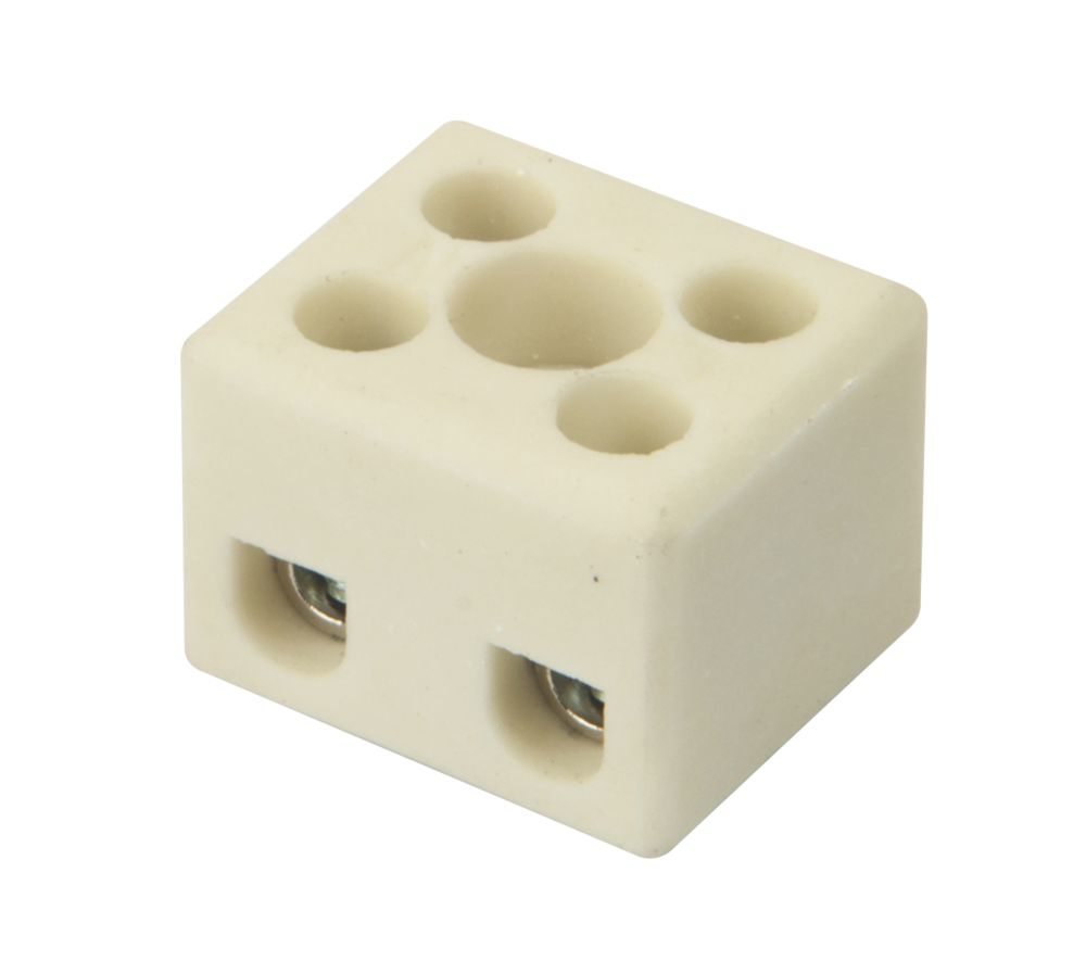 Image of Hylec 32A 2-Pole Terminal Block 5 Pack 