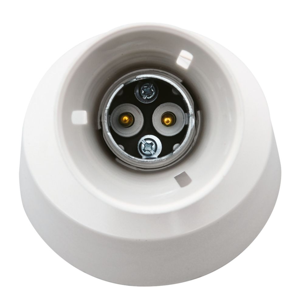 Image of British General Angled HO Batten Lamp Holder Light Fitting BC 3" 