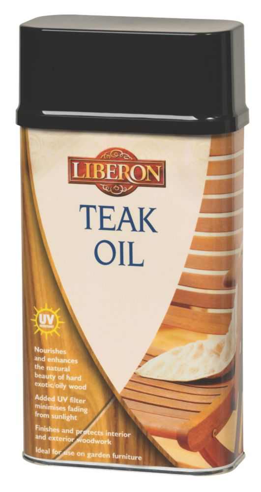 Image of Liberon Teak Oil Teak 1Ltr 