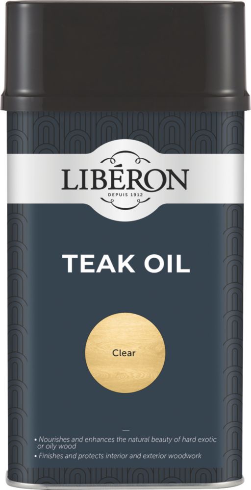 Image of Liberon Teak Oil Teak 1Ltr 