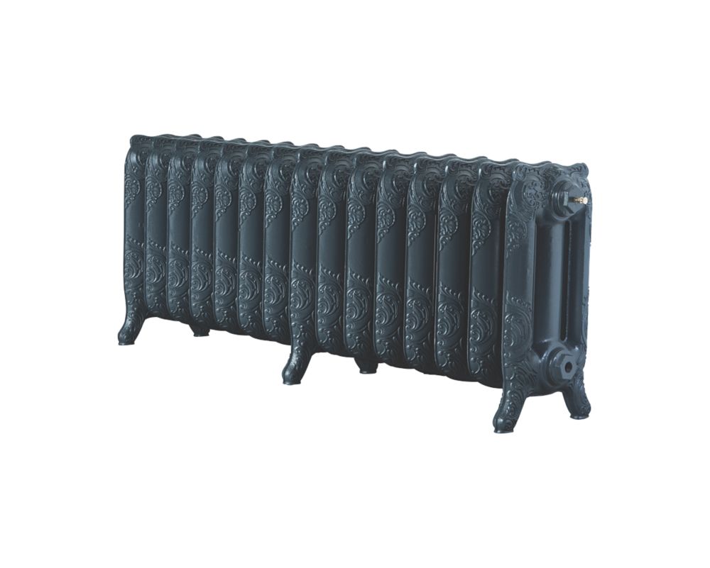 Image of Arroll Montmartre 3-Column Cast Iron Radiator 470mm x 1234mm Anthracite 4606BTU 