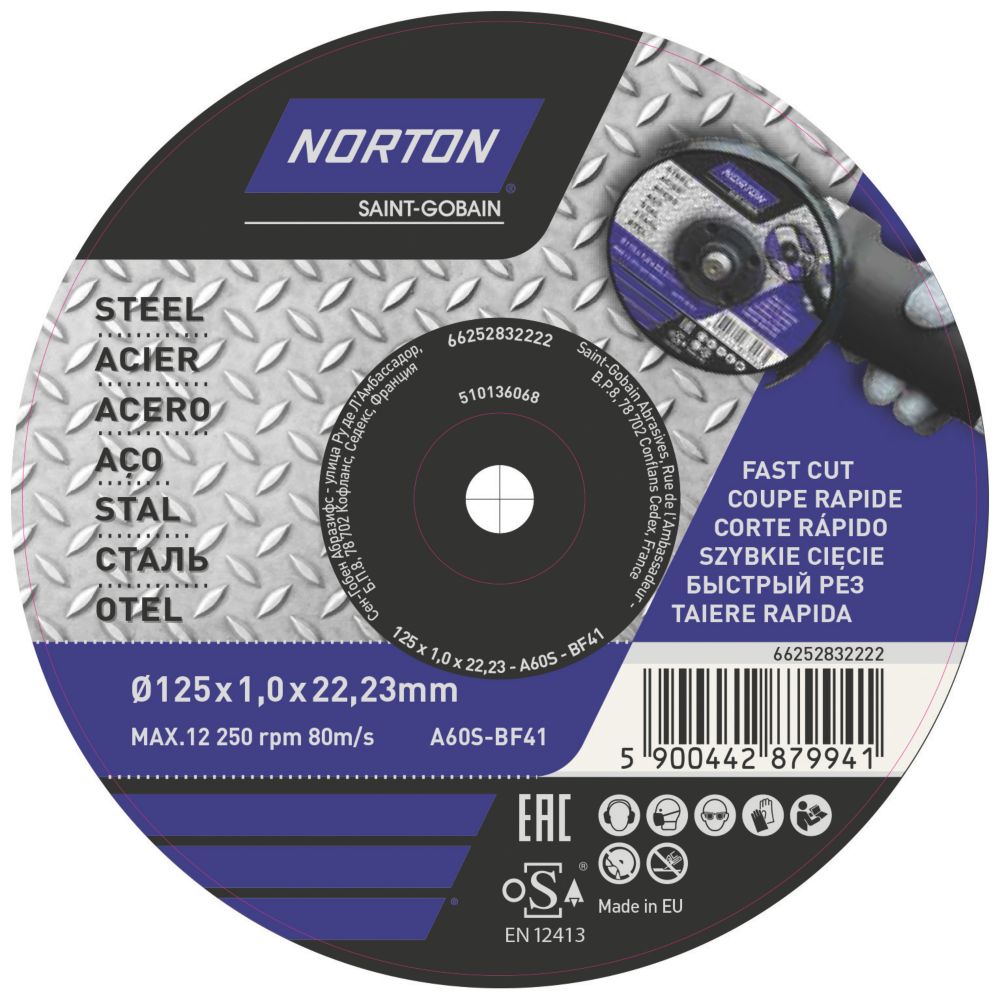 Image of Norton Metal Cutting Disc 5" 
