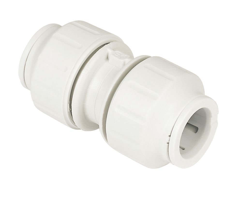 Image of JG Speedfit Plastic Push-Fit Equal Couplers 22mm 5 Pack 