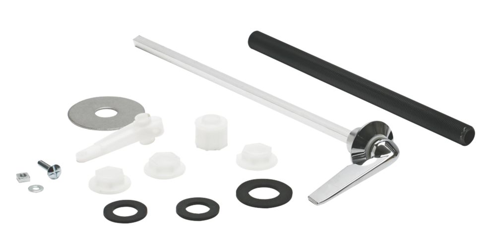 Image of Euroflo Single-Flush Concealed Cistern Replacement Lever Kit Chrome 