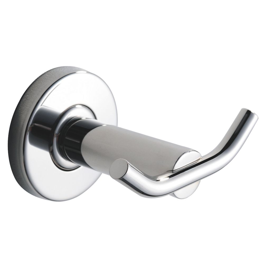 Image of Medius Double Robe Hook Chrome 