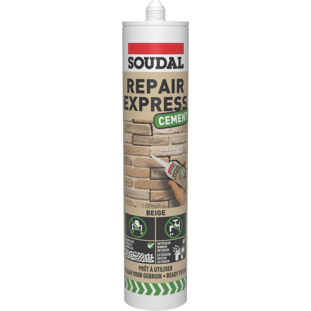 Image of Soudal Repair Express Cement & Concrete Beige 290ml 