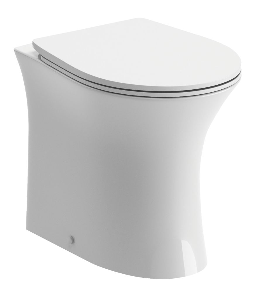 Image of Back-to-Wall Pan with Soft-Close Quick-Release Seat 
